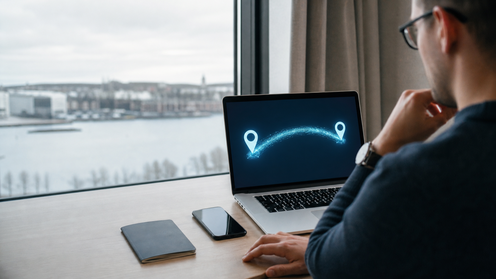 Pelaaja vertaa nettikasinon oikeaa sijaintia VPN-yhteyden palvelinmaahan ennen kirjautumista ja kotiutusta.